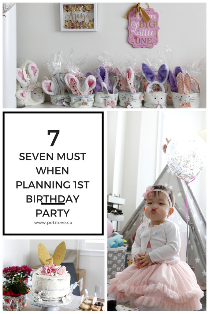 Planning a Bunny Theme 1st Birthday Party
