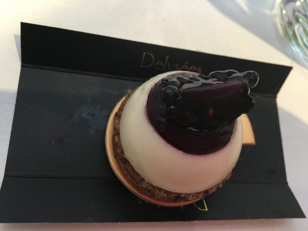blueberry cheesecake at summer rendezvous at dj at delysee french pastries