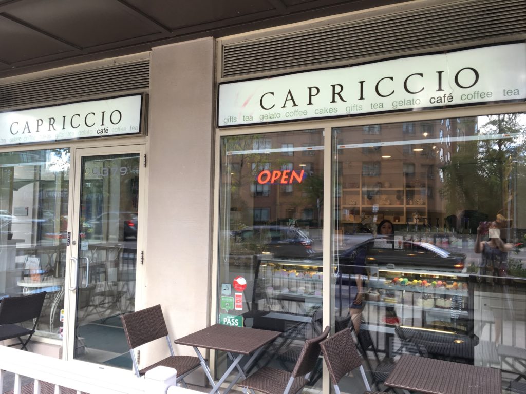 petite and pretty visits capriccio cafe