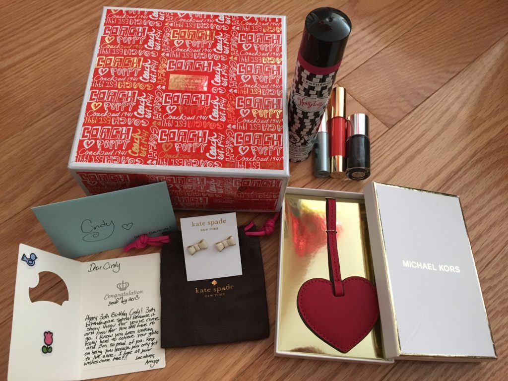 makeup box of gifts